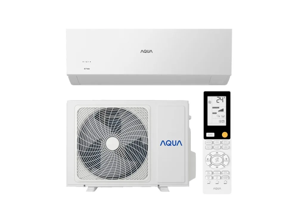 Кондиционер AQUA SAI AQI-20PIRW1/R3 — внутренний и наружный блоки, пульт