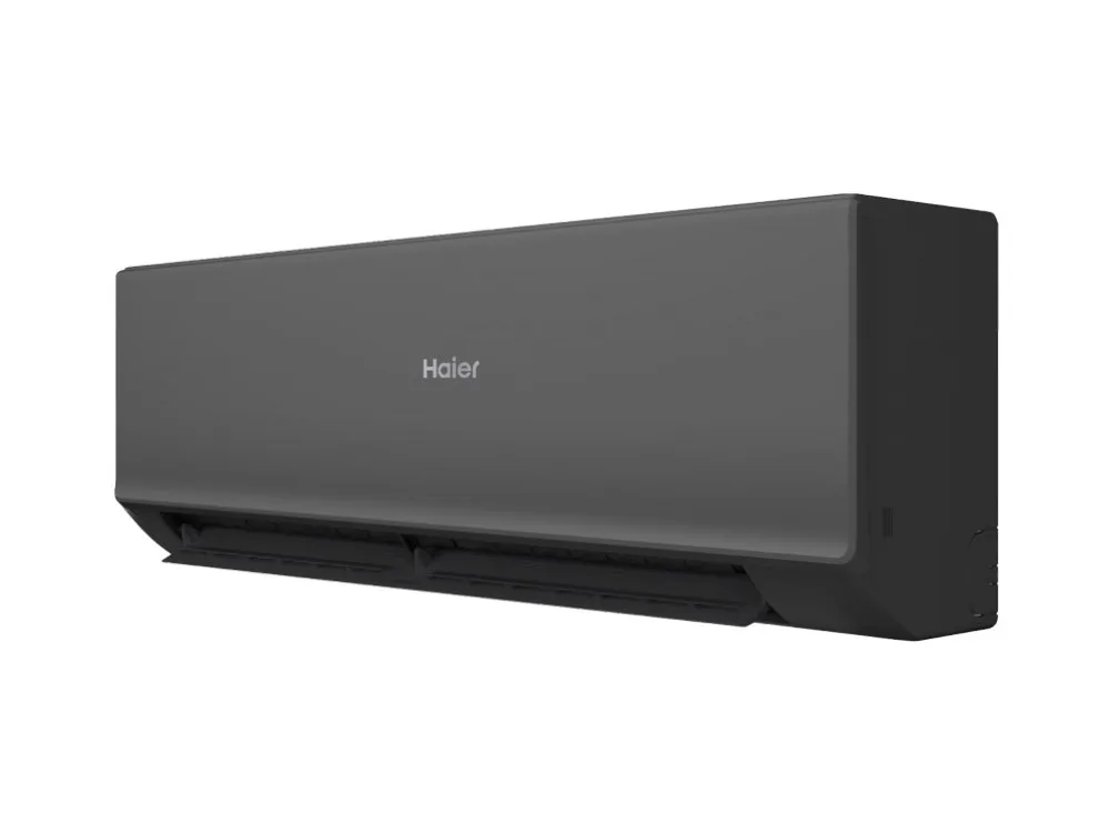 Haier Quantum HSU-09HQJ103/R3-B вид под углом, чёрный