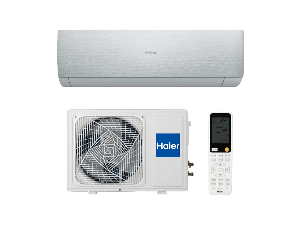 Haier Stellar HP AS20SHP2HRA-S внутренний и наружный блок, серебристый